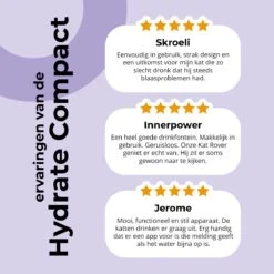 Pettadore Hydrate Compact - Drinkfontein Kat/Hond - Slimme Waterfontein Met App - 1,9L -Huisdierbenodigdheden 1200x1200 1766