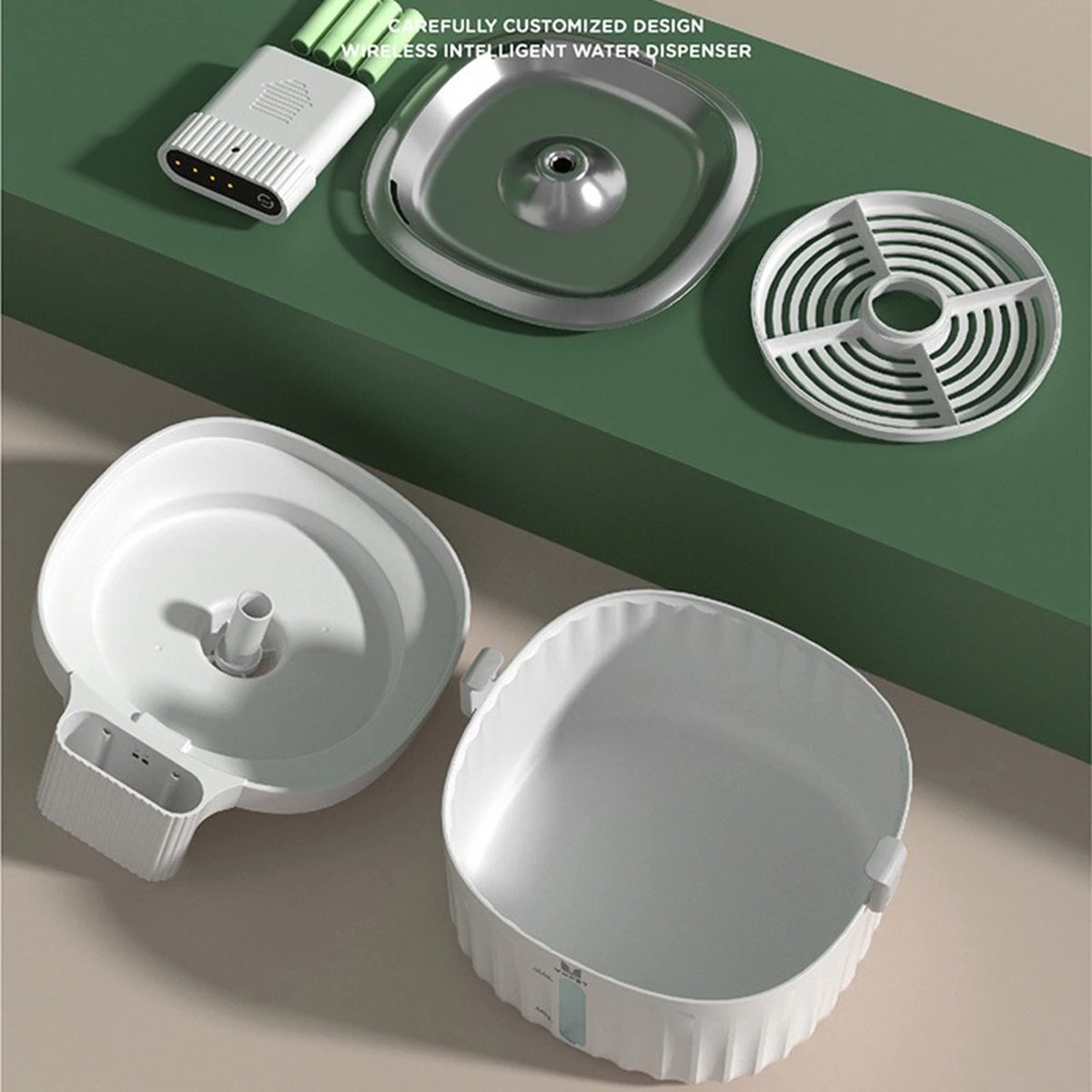 AluPet5 Pro Sense - USB Kabel/Batterij - Kat Fontein - Motion Sensor Hond Dispenser Met Filter - Automatisch 2 AluPet5 Pro Sense - USB Kabel/Batterij - Kat Fontein - Motion Sensor Hond Dispenser Met Filter - Automatisch - Afbeelding 2