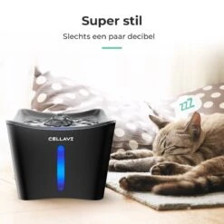 Cellavi XL Drinkfontein Kat En Hond Met 3 In 1 Waterfilter – Kattenfontein 3L – Kamerfontein – Waterdispenser – Waterfontein Kat – Super Stil -Huisdierbenodigdheden 1200x1200 1784