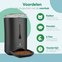 Automatische Voerbak Kat En Hond - Voerautomaat Kat - Voerdispenser Voor Huisdier - Smartphone Besturing - Zwart - Compatibel Met 2,4Ghz 12 Automatische Voerbak Kat En Hond - Voerautomaat Kat - Voerdispenser Voor Huisdier - Smartphone Besturing - Zwart - Compatibel Met 2,4Ghz -Huisdierbenodigdheden 1200x1200 1843