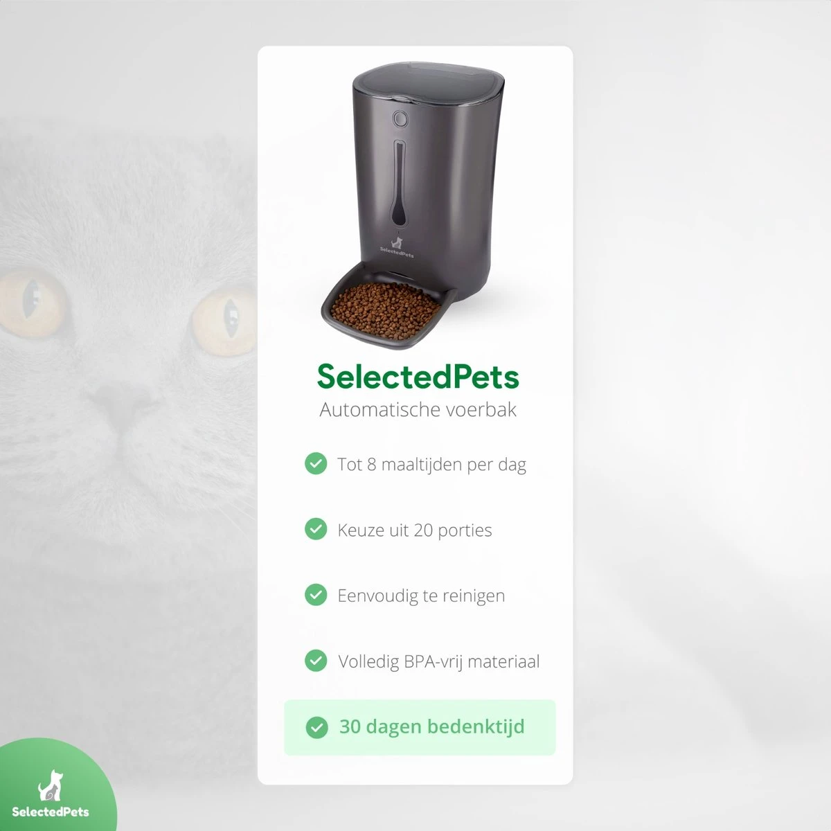 Automatische Voerbak Kat En Hond - Voerautomaat Kat - Voerdispenser Voor Huisdier - Smartphone Besturing - Zwart - Compatibel Met 2,4Ghz 5 Automatische Voerbak Kat En Hond - Voerautomaat Kat - Voerdispenser Voor Huisdier - Smartphone Besturing - Zwart - Compatibel Met 2,4Ghz - Afbeelding 5