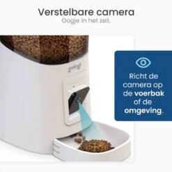 Gologi Automatische Voerbak Kat - Voerbak - Voerautomaat Voor Honden & Katten - Voerdispenser - Met Full HD Camera - Met App - Wit -Huisdierbenodigdheden 1200x1200 1853