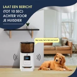 Pawsy® AR1 - Automatische Voerbak – Automatische Voerautomaat - Voerbak Kat En Hond - Wit - 6L - Smart App – Instelbaar Voedingsschema Voor Huisdier – GRATIS Opscheplepel -Huisdierbenodigdheden 1200x1200 1867