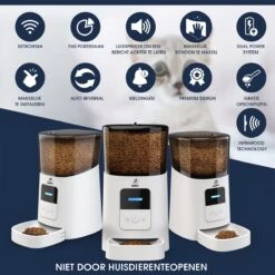 Pawsy® AR1 - Automatische Voerbak – Automatische Voerautomaat - Voerbak Kat En Hond - Wit - 6L - Smart App – Instelbaar Voedingsschema Voor Huisdier – GRATIS Opscheplepel -Huisdierbenodigdheden 1200x1200 1871