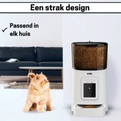 BOME Voerautomaat - Camera En Audio - Inclusief SD-Kaart - Automatische Voerbak Kat Of Hond - Wit -Huisdierbenodigdheden 1200x1200 1880