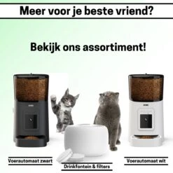 BOME Voerautomaat - Camera En Audio - Inclusief SD-Kaart - Automatische Voerbak Kat Of Hond - Wit -Huisdierbenodigdheden 1200x1200 1881