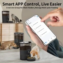 Papifeed Automatische Smartvoerbak Kat En Hond - Voerautomaat Kat - Voerdispenser - Speciaal Design -Huisdierbenodigdheden 1200x1200 1911