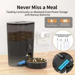 Papifeed Automatische Smartvoerbak Kat En Hond - Voerautomaat Kat - Voerdispenser - Speciaal Design -Huisdierbenodigdheden 1200x1200 1913