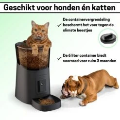 BOME Voerautomaat - Camera En Audio - Inclusief SD-Kaart - Automatische Voerbak Kat Of Hond - Voerautomaat Kat - Zwart -Huisdierbenodigdheden 1200x1200 1921