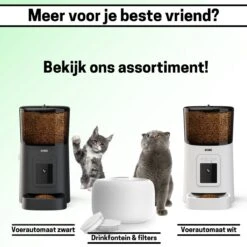 BOME Voerautomaat - Camera En Audio - Inclusief SD-Kaart - Automatische Voerbak Kat Of Hond - Voerautomaat Kat - Zwart -Huisdierbenodigdheden 1200x1200 1927