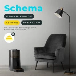 GoldenPaws Automatische Voerbak - Kat En Hond - Zwart - Met Verstelbare Camera - Voerautomaat Met Smartphone Besturing - Voerinhoud 6 Liter -Huisdierbenodigdheden 1200x1200 1930