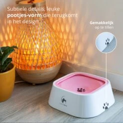 Lovely Pets - Drinkbak Hond - Drinkbak Voor Honden - Waterbak - Anti Knoei - Verminderd Slobberen - Onderweg - Hond - Drinkbak - Huisdier - Water Bowl - Roadrefresher - LARGE - Roze -Huisdierbenodigdheden 1200x1200 1977