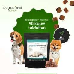 RUST EN KALMEREN CALMING Support 90 Stuks - Kalmeren - Antistressmiddel - Hond - Hondenkoekjes - Hondensupplementen - Honden - Puppy - Hondenvoeding -Huisdierbenodigdheden 1200x1200 2050