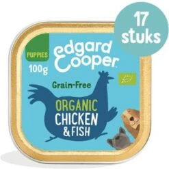 17x Edgard & Cooper Kuipje Vers Vlees Puppy Hondenvoer Bio Kip - Vis 100 Gr -Huisdierbenodigdheden 1200x1200 2076