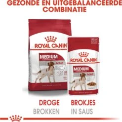 Royal Canin Shn Medium Adult Pouch - Hondenvoer - 10 X 140 G -Huisdierbenodigdheden 1200x1200 2082