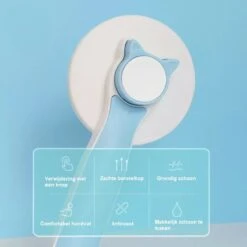 Kattenborstel - Kattenkam - Hondenborstel - Kattenhaar Verwijderaar - Haarverwijderaar Voor Huisdieren - Kattenhaar - Hondenhaar - Haarverwijderaar Voor Huisdieren - Langharig/Kortharig - Katten Accessoires - Katten - Blauwe Kleur -Huisdierbenodigdheden 1200x1200 212