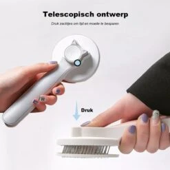 Kattenborstel - Kattenkam - Hondenborstel - Kattenhaar Verwijderaar - Haarverwijderaar Voor Huisdieren - Kattenhaar - Hondenhaar - Haarverwijderaar Voor Huisdieren - Langharig/Kortharig - Katten Accessoires - Katten - Blauwe Kleur -Huisdierbenodigdheden 1200x1200 213