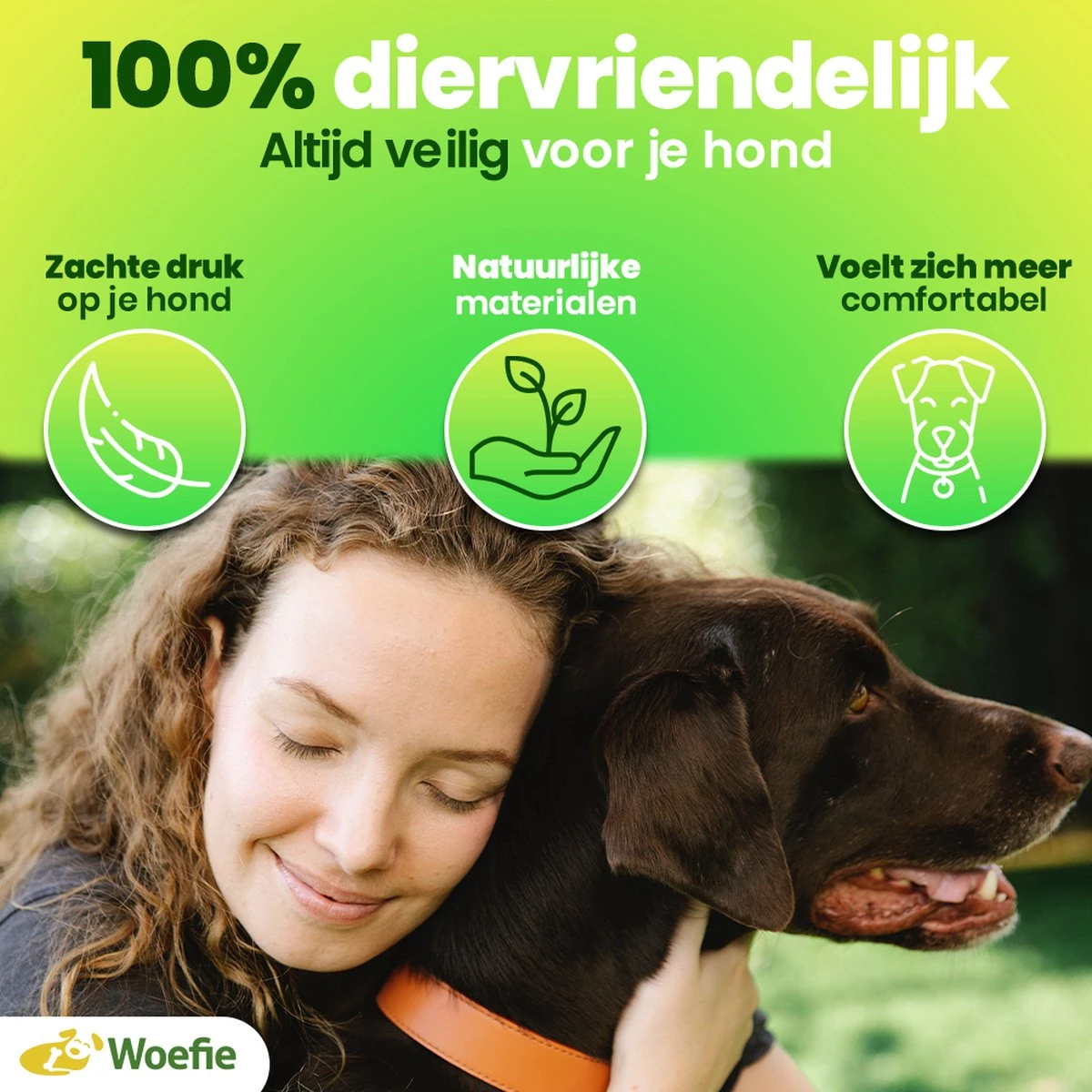 Woefie Honden Anti Stress Vest - Hond Blaffen - Maat M - Reflecterend - Thundershirt - Grijs 2 Woefie Honden Anti Stress Vest - Hond Blaffen - Maat M - Reflecterend - Thundershirt - Grijs - Afbeelding 2