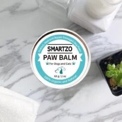 Poot Balsem – Neus Balsem - Huisdieren – Dieren – Poot Verzorging / Neus Verzorging – Verzorging Droge En Gebarsten Poten – Snelwerkende Formule - Hydraterend – Bio Balm - Potenbalsem - Neusbalsem - 60 Gram -Huisdierbenodigdheden 1200x1200 2157