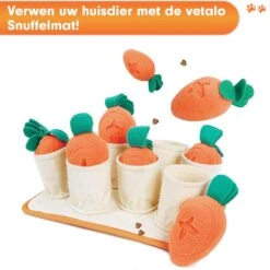 Premium Snuffelmat Voor Hond En Kat - Intelligentie Speelgoed - Snuffel Mat Puppy - IQ Hondenspeeltjes - Educatieve Training Huisdier - Snuffeltrainer Hondenpuzzel - Educatief Speelgoed - Vetalo -Huisdierbenodigdheden 1200x1200 2226