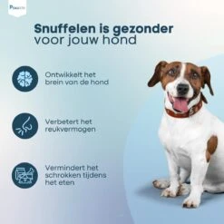 Pawzle Snuffelmat Hond - Likmat - Anti Schrokbak - Honden Speelgoed Intelligentie - Puppy - Inclusief Speelbal - 50x50cm - Blauw -Huisdierbenodigdheden 1200x1200 2231