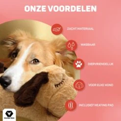 Vulpes Pets® Knuffel Hond Met Hartslag – Puppyknuffel - Hondenknuffel Voor Puppy - Snuggle Puppy - Knuffel Met Hartslag En Gratis Warmte Pad Speciaal Voor Puppy's -Huisdierbenodigdheden 1200x1200 2315