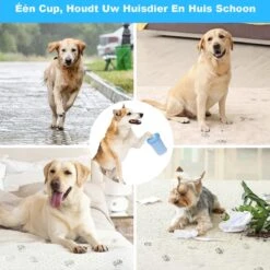 Merkloos Hondenpoot Reiniger - Hondenborstel - Borstel Hond / Kat - Hondenpoten Reiniger - Huisdier Poot Wassen - Borstel - Hondenverzorging - Verzorging Hond - Honden Wassen - Schoonmaak Borstel - Kattenborstel -Huisdierbenodigdheden 1200x1200 235