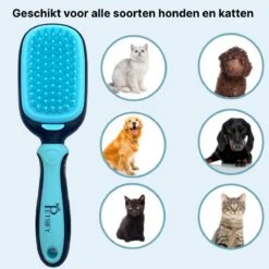 Petsify - Dierenborstel - Professionele 5 In 1 Hondenborstel - Voor Hond En Kat - Tweezijdig - Hondenkam - Kattenborstel - Kattenkam -Huisdierbenodigdheden 1200x1200 244