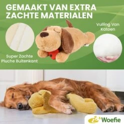 Woefie Hondenknuffel Met Hartslag - Puppyknuffel - Pluche- Puppy Speelgoed- Snuggle Puppy Xl- Knuffel Hond- Baby Knuffel- Knuffel Met Hartslag - Moederhond - Gratis E-Boek - Gratis Schroevendraaier -Huisdierbenodigdheden 1200x1200 2478
