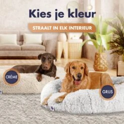Pet Perfect Donut Hondenmand XXL - 100cm - Fluffy Hondenkussen - Hondenbed - Créme/Bruin 15 Pet Perfect Donut Hondenmand XXL - 100cm - Fluffy Hondenkussen - Hondenbed - Créme/Bruin -Huisdierbenodigdheden 1200x1200 2581