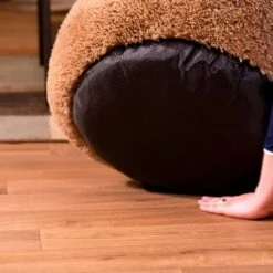 Peaceful Pooch M - Pluizig Hondenbed - 76cm Diameter - Opvouwbaar - In Verschillende Maten. Kattenbed - Wasbaar - Uitneembare Vulling - Ontspant Gewrichten En Spieren - Anti-slip Noppenbodem -Huisdierbenodigdheden 1200x1200 2661