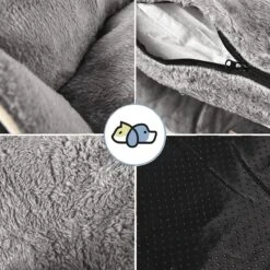 Bella & Balu Hondenbed - Verschillende Maten Voor Kleine, Middelgrote En Grote Honden | XS | Hondenbank Inclusief Verwijderbaar Honden Kussen - Pluizig, Warm, Wasbaar, Gewatteerd -Huisdierbenodigdheden 1200x1200 2745