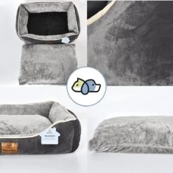 Bella & Balu Hondenbed - Verschillende Maten Voor Kleine, Middelgrote En Grote Honden | XS | Hondenbank Inclusief Verwijderbaar Honden Kussen - Pluizig, Warm, Wasbaar, Gewatteerd -Huisdierbenodigdheden 1200x1200 2746