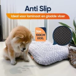 Happysnoots Hondenkussen 70 X 50cm - Hondenbed - Donut Dog Bed - Fluffy - Grijs - Wasbaar -Huisdierbenodigdheden 1200x1200 2757