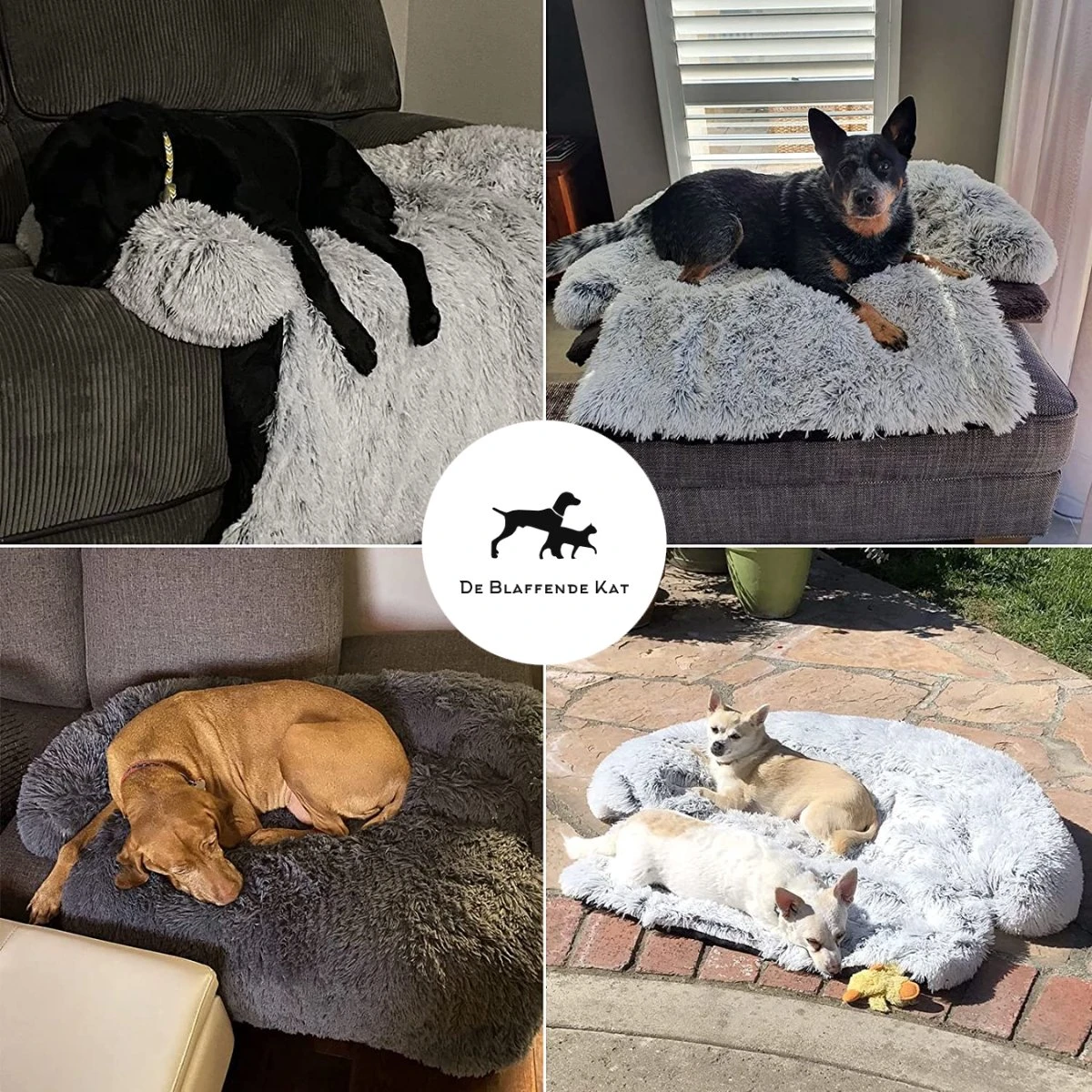 Premium Hondendeken Bank - Hondenkussens - Hondenmand Bank - Hondendeken Voor Op De Bank - Bankbeschermer - Donkergrijs 6 Premium Hondendeken Bank - Hondenkussens - Hondenmand Bank - Hondendeken Voor Op De Bank - Bankbeschermer - Donkergrijs - Afbeelding 6
