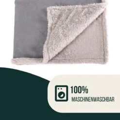 Happilax Fluffy Hondendeken Voor Auto & Bank, Wasbare Hondenmat Voor Op Reis, Grijs, L -Huisdierbenodigdheden 1200x1200 2821