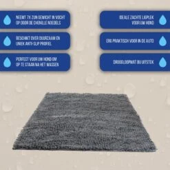 Royal Dry Deurmat Voor Huisdieren – Hondenmat Voor In De Auto – Ideale Zachte Ligplaats Voor Honden – 66x91 Cm (maat M) – Microfiber Chenille – Geschikt Voor Honden En Overige Huisdieren -Huisdierbenodigdheden 1200x1200 2824