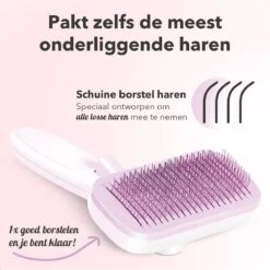Lubadoo® - Kattenborstel - Hondenborstel - Kattenkam - Kattenhaar - Hondenhaar - Huisdierhaar Verwijderaar - Haarverwijderaar Voor Huisdieren - Langharig - Kortharig - Roze -Huisdierbenodigdheden 1200x1200 286