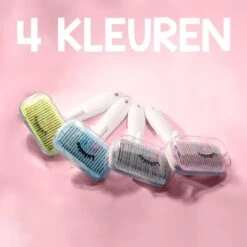 Lubadoo® - Kattenborstel - Hondenborstel - Kattenkam - Kattenhaar - Hondenhaar - Huisdierhaar Verwijderaar - Haarverwijderaar Voor Huisdieren - Langharig - Kortharig - Roze -Huisdierbenodigdheden 1200x1200 288