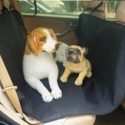 Merkloos Hondendeken / Hondenkleed / Beschermhoes - Voor In De Auto Achterbank Of Kofferbak - 137x147 Cm - Beschermhoes - Waterdicht - Zwart -Huisdierbenodigdheden 1200x1200 2894