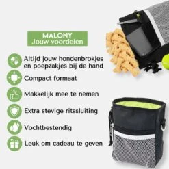 Malony Beloningstasje Voor Honden - Beloningszakje - Poepzakjes Dispenser - Verstelbare Riem - Nylon - Zwart 17 Malony Beloningstasje Voor Honden - Beloningszakje - Poepzakjes Dispenser - Verstelbare Riem - Nylon - Zwart -Huisdierbenodigdheden 1200x1200 3039