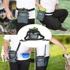 TIKKENS® Honden Belonings Tasje - Honden Snoepjes/Snacks - Honden Speelgoed - Intelligentie Training - Grijs/Zwart -Huisdierbenodigdheden 1200x1200 3062