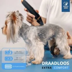 YE™ Professionele Dieren/honden Tondeuse Set Extra Krachtig - Honden Trimmer - Lang Of Kortharige Huisdieren Katten & Honden - Draadloos - Weinig Geluid -Huisdierbenodigdheden 1200x1200 315