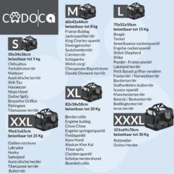 Cadoca Hondentransportbox Opvouwbaar - Maat M -Huisdierbenodigdheden 1200x1200 3174
