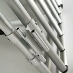 Topmast Autobench Aluminium - Reisbench Hond - 82 X 61 X 62 CM - Transportbench - Ronde Buizen - Lichtgrijs -Huisdierbenodigdheden 1200x1200 3206