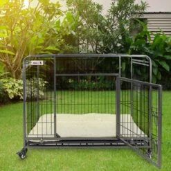 MaxxPet Hondenbench - Bench - Bench Voor Honden - Hondenbench Opvouwbaar - Incl. Plaid - Verrijdbaar - 79 X 48 X 61 Cm -Huisdierbenodigdheden 1200x1200 3209