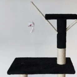 Merkloos Katten Krabpaal Saar Zwart Kattenhuis -Huisdierbenodigdheden 1200x1200 3256