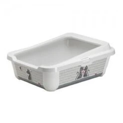 Moderna Trendy Cat Open - Grijs - Kattenbak - 50.5 X 38.5 X 18 Cm -Huisdierbenodigdheden 1200x1200 3257