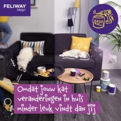 Feliway Help! - Verdamper + Cartridge - 7 Dagen - Kat - Tijdelijke Spannende Situaties Voor Je Kat -Huisdierbenodigdheden 1200x1200 3307