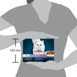 Gourmet Perle - Kattenvoer Natvoer - Land & Zee Duo Met Kip En Rund - 48 X 85 Gram -Huisdierbenodigdheden 1200x1200 3319